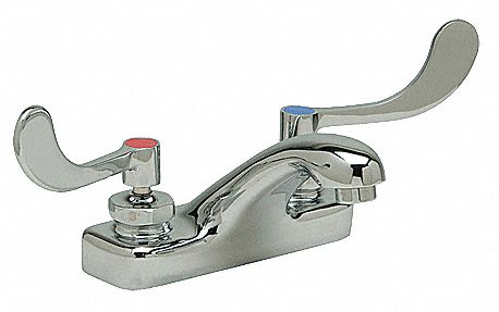 LOW ARC BATHROOM FAUCET: ZURN, AQUASPEC, CHROME FINISH, 0.5 GPM FLOW RATE