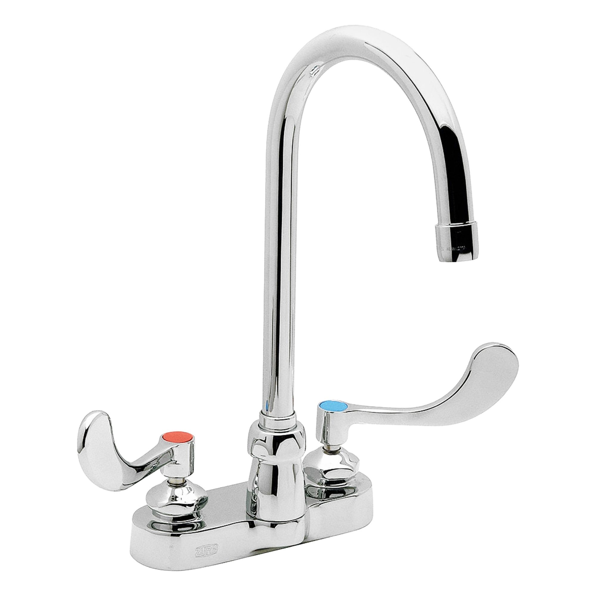 Gooseneck Kitchen/Bathroom Faucet: AquaSpec®, Brass, Chrome Finish, 2.2 gpm Flow Rate, NPSM