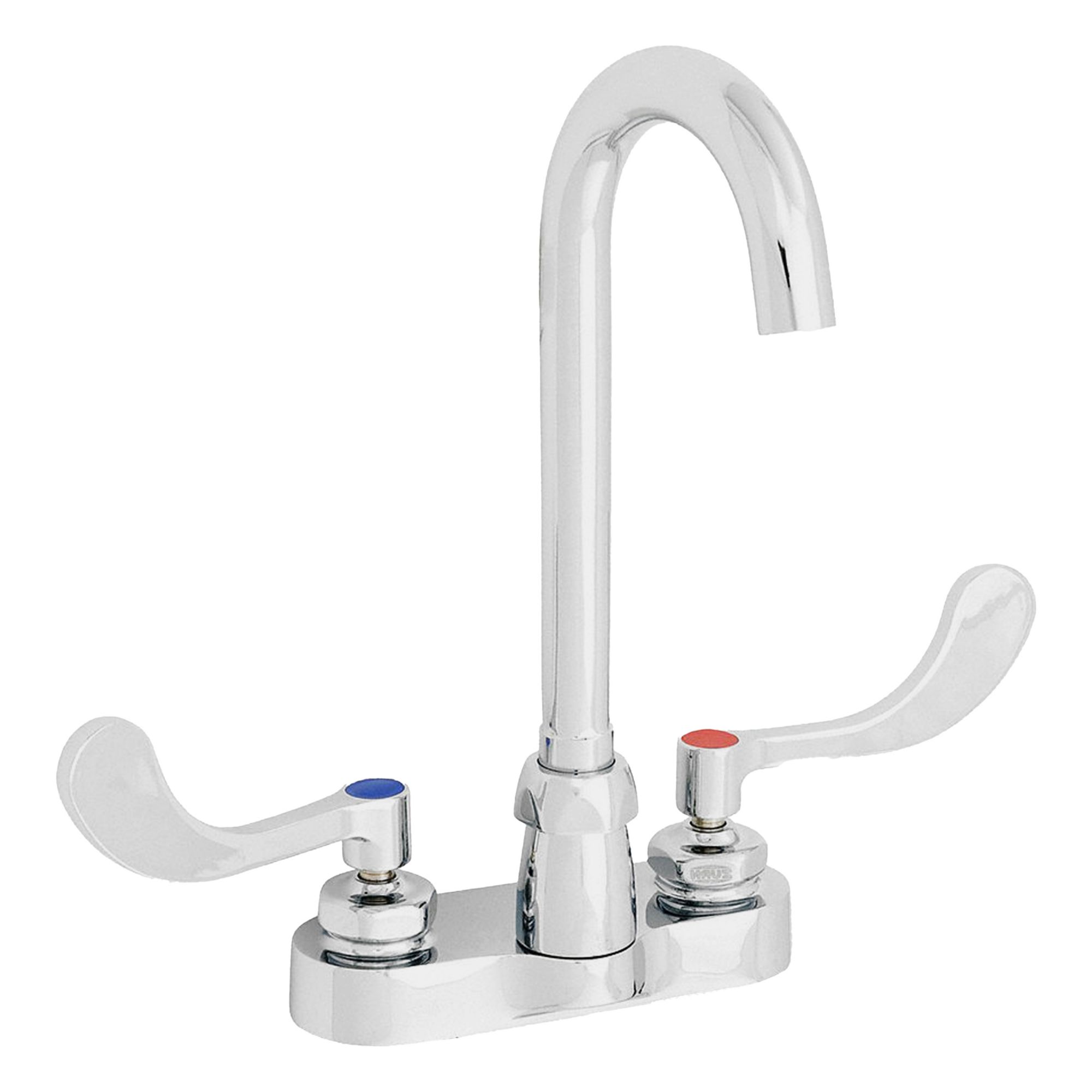 Gooseneck Kitchen/Bathroom Faucet: AquaSpec®, Cast Brass, Chrome Finish, 2.2 gpm Flow Rate