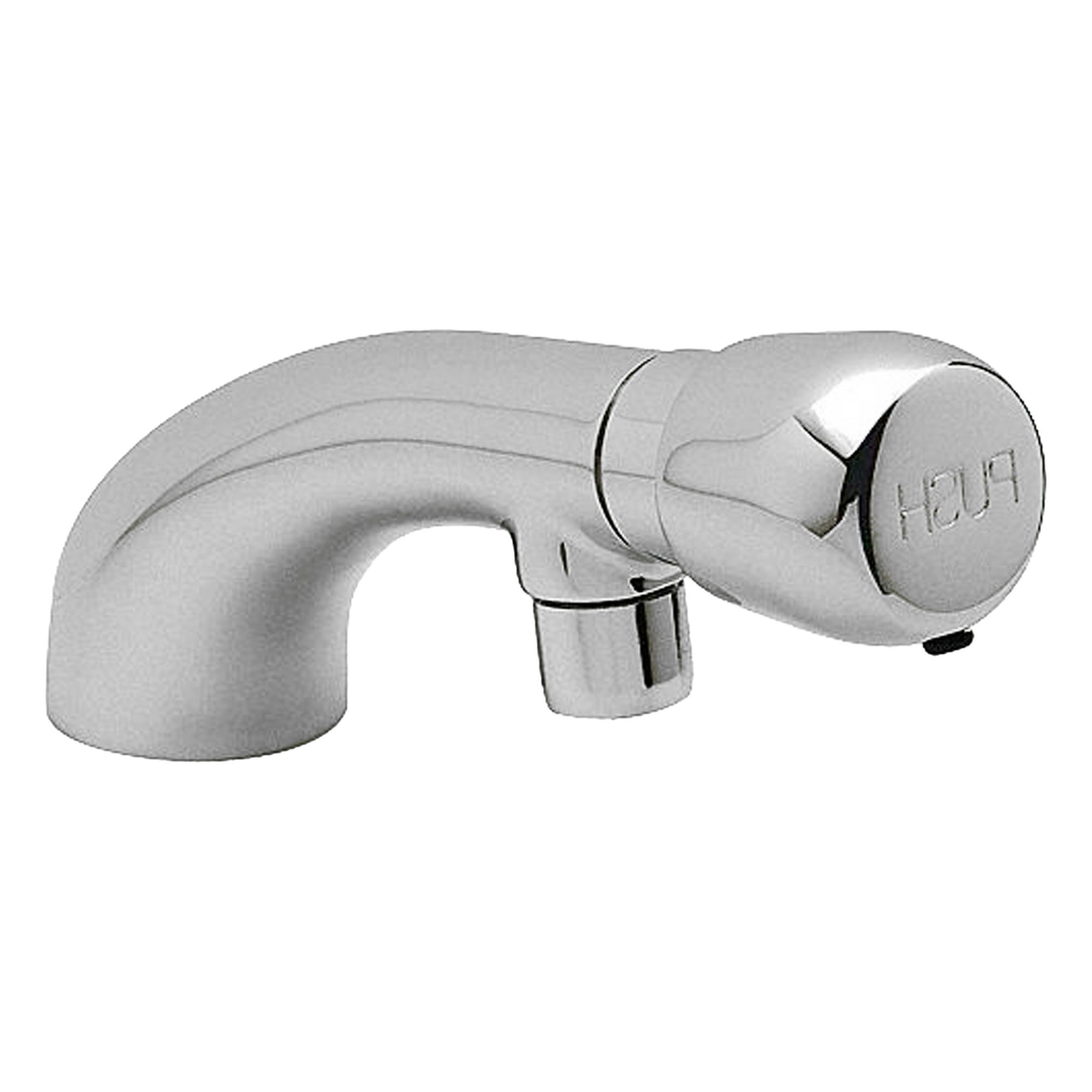 Low Arc Bathroom Faucet: AquaSpec®, Single-Post, Brass, Chrome Finish, 0.5 gpm Flow Rate, Spray