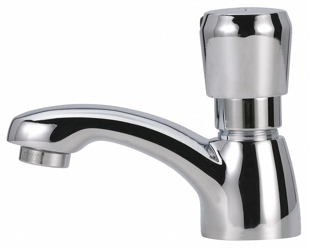 LOW ARC BATHROOM FAUCET: ZURN, AQUASPEC, CHROME FINISH, 0.5 GPM, 3¾ IN SPOUT REACH