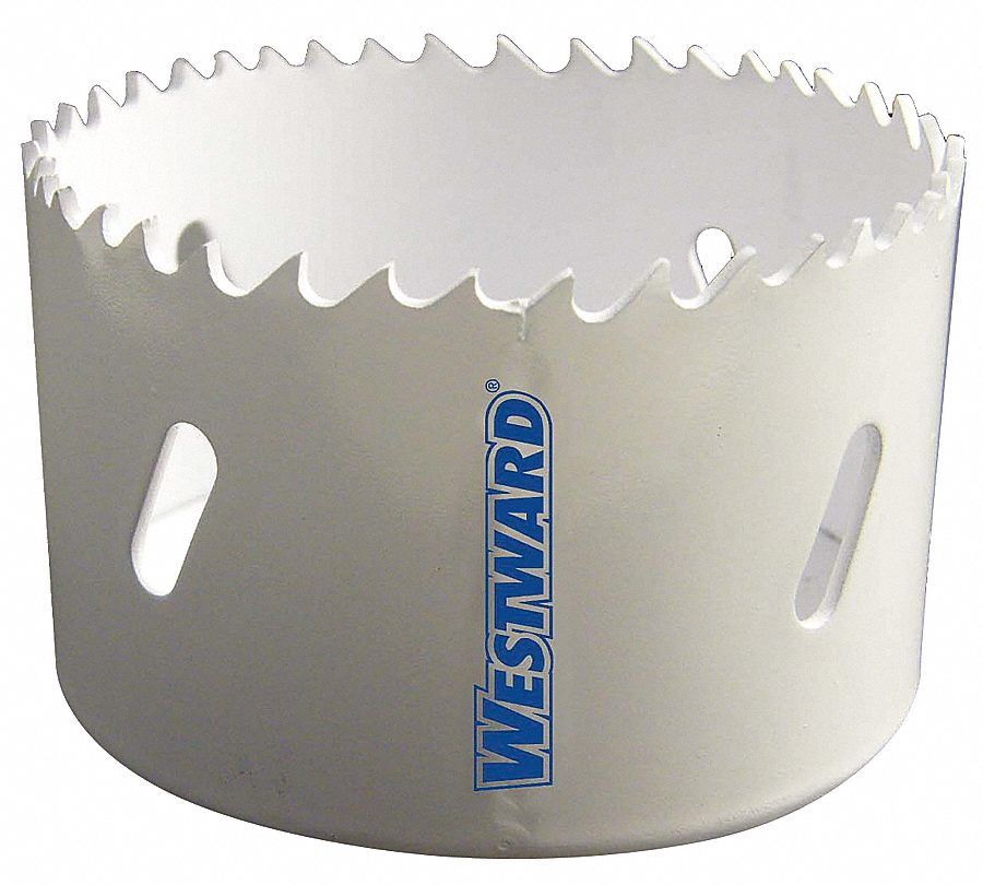 HOLE SAW, 3¼ IN SAW DIAMETER, 4/6 TEETH PER INCH, 1½ IN MAX CUTTING DEPTH, BI-METAL