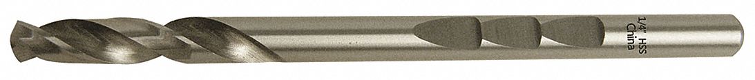 PILOT DRILL BIT, 4 IN LENGTH, HIGH SPEED STEEL