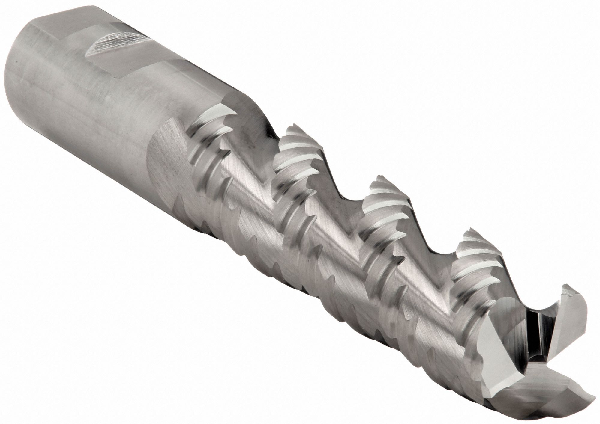 Sq. End Mill, Single End, Pow Met, 1-1/4"