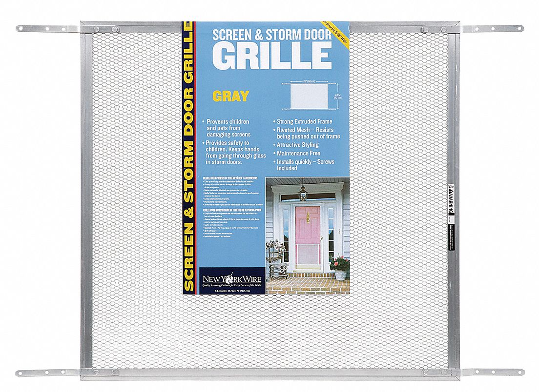 Grille: Grille, 18 61/64 in Overall Ht, 30 in Overall Lg, 24 in Overall Wd