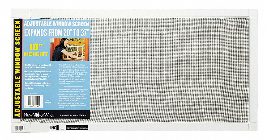 Adjustable Window Screen