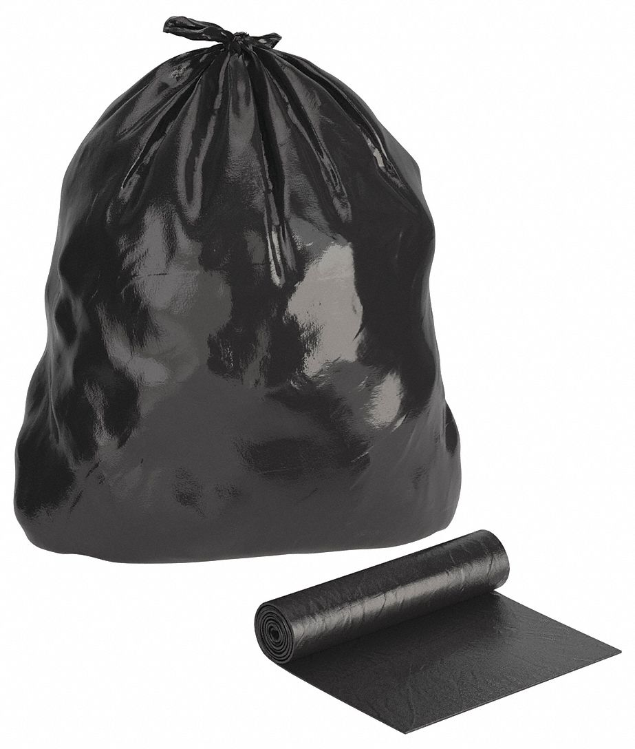 Black Garbage Bag 23X17X48