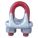 WIRE ROPE U-BOLT CLIP, 1⅛ IN COMPATIBLE ROPE DIA, 34 IN ROPE TURNBACK L, STEEL, FORGED