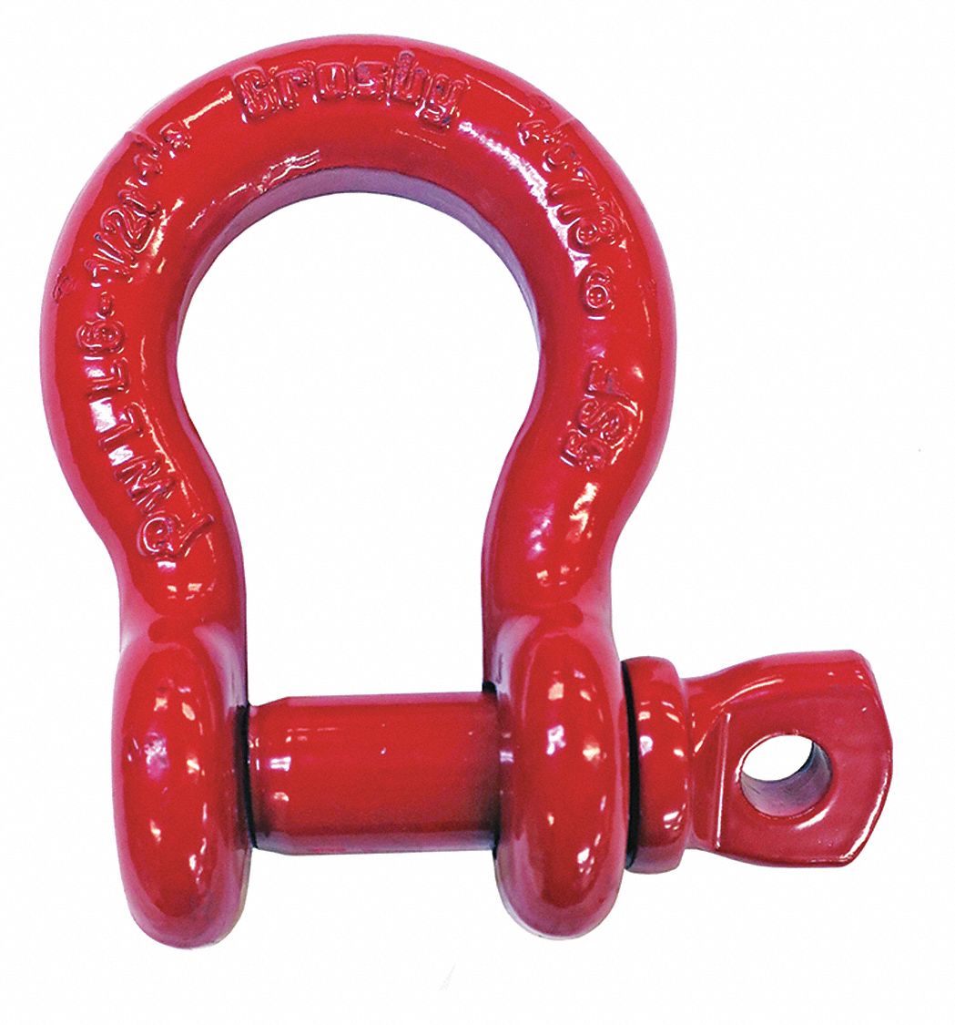 SHACKLE ANCHOR SCREWPIN S209 3/8IN