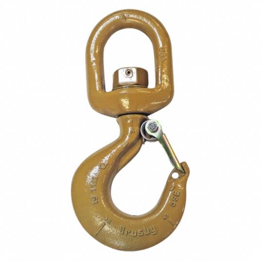 Crosby - 1048648 - Slip Hook, Carbon Steel, Swivel Eye, 10, 000 lb Working Load Limit