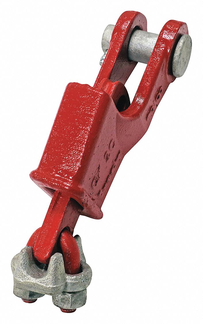 CROSBY, Steel, For 5/8 in Wire Rope Dia., Terminator Wedge Socket