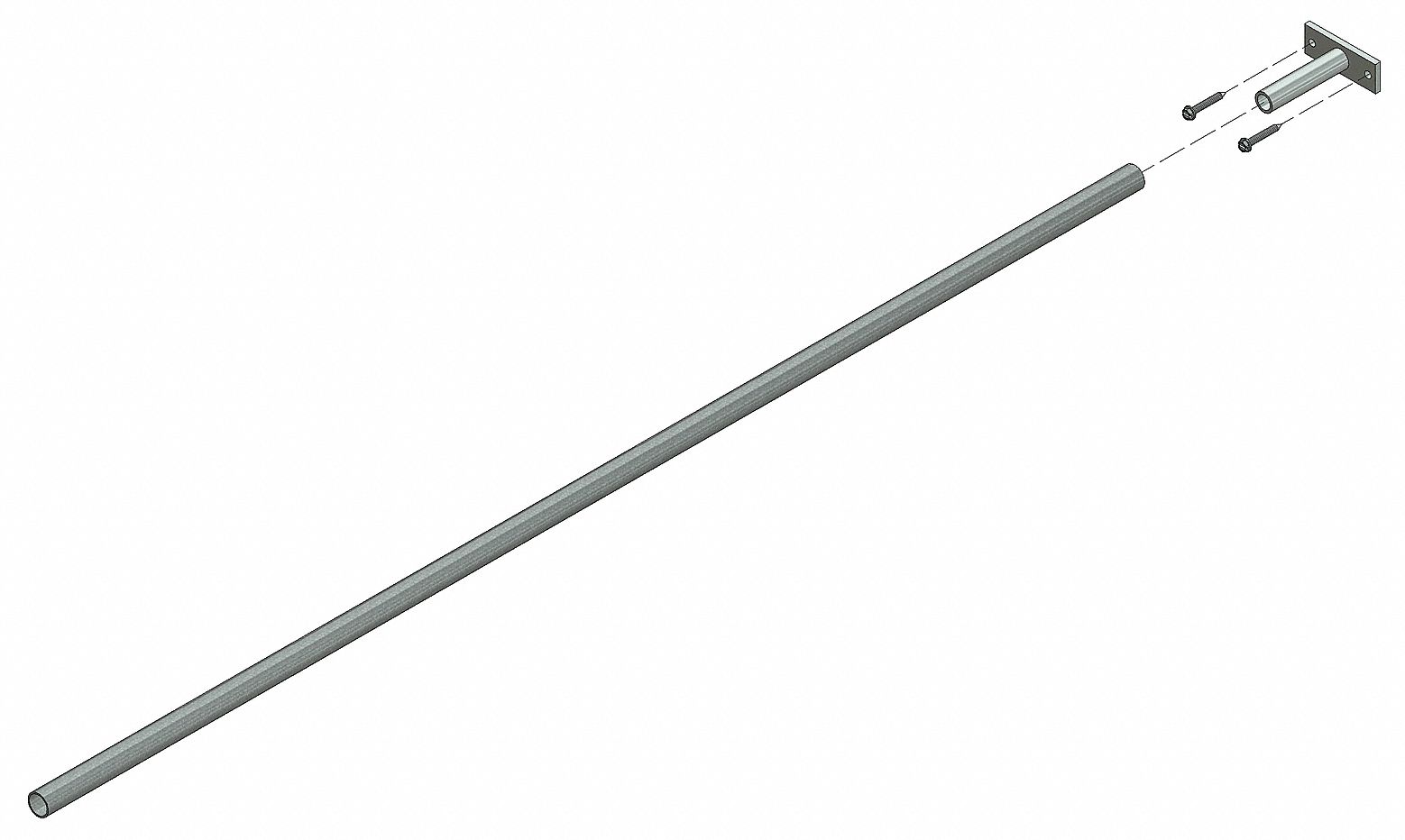 Track Section, 4.5 ft., Steel