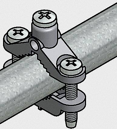 Track Mounted End Stop, Steel