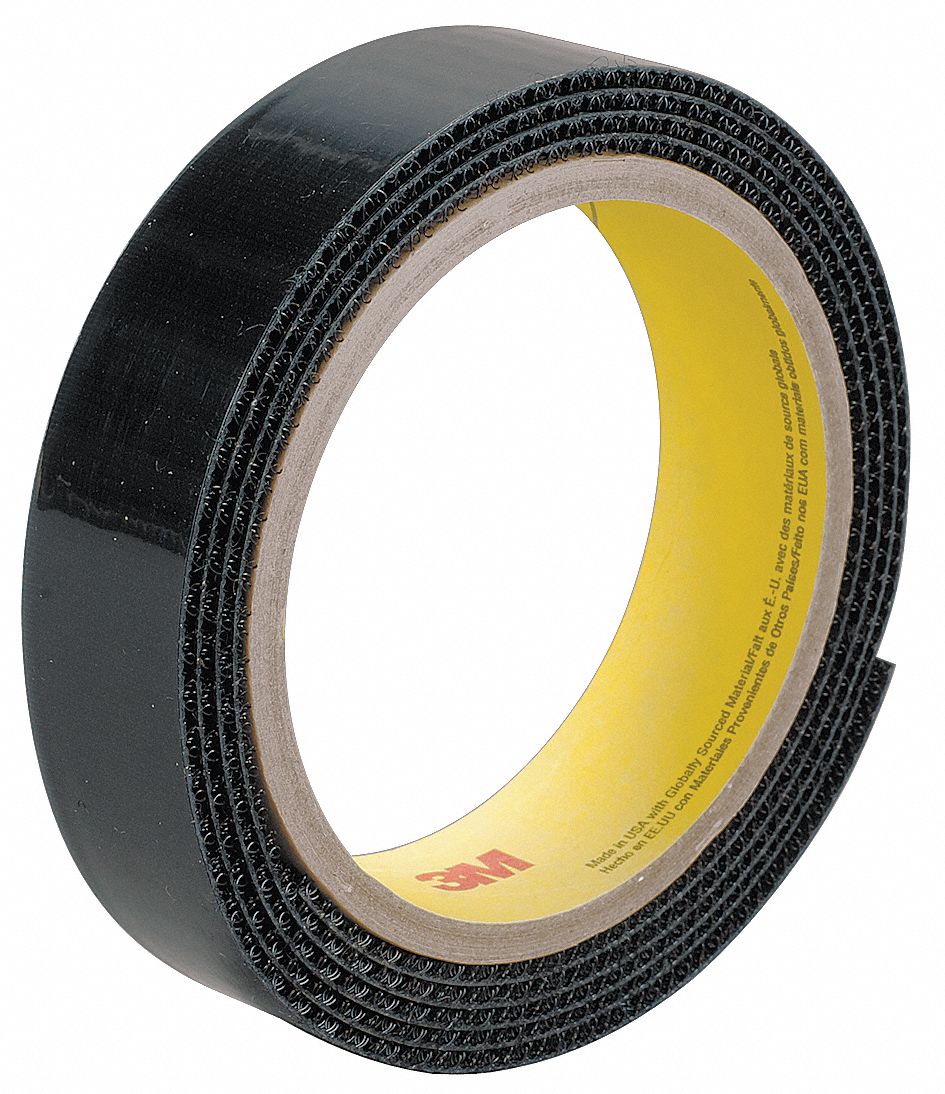 LOOP FASTENER,FLAME RESISTANT,BLACK,PK3