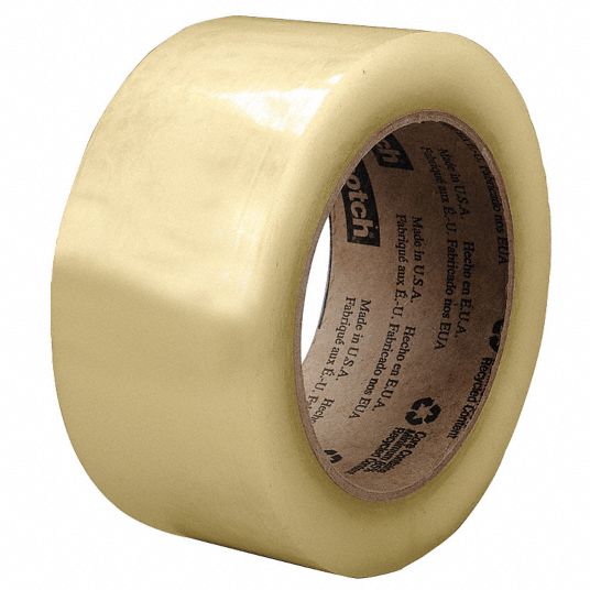 Clear Carton Sealing Tape, Industrial, 3 x 110 yds., 2.6 Mil Thick