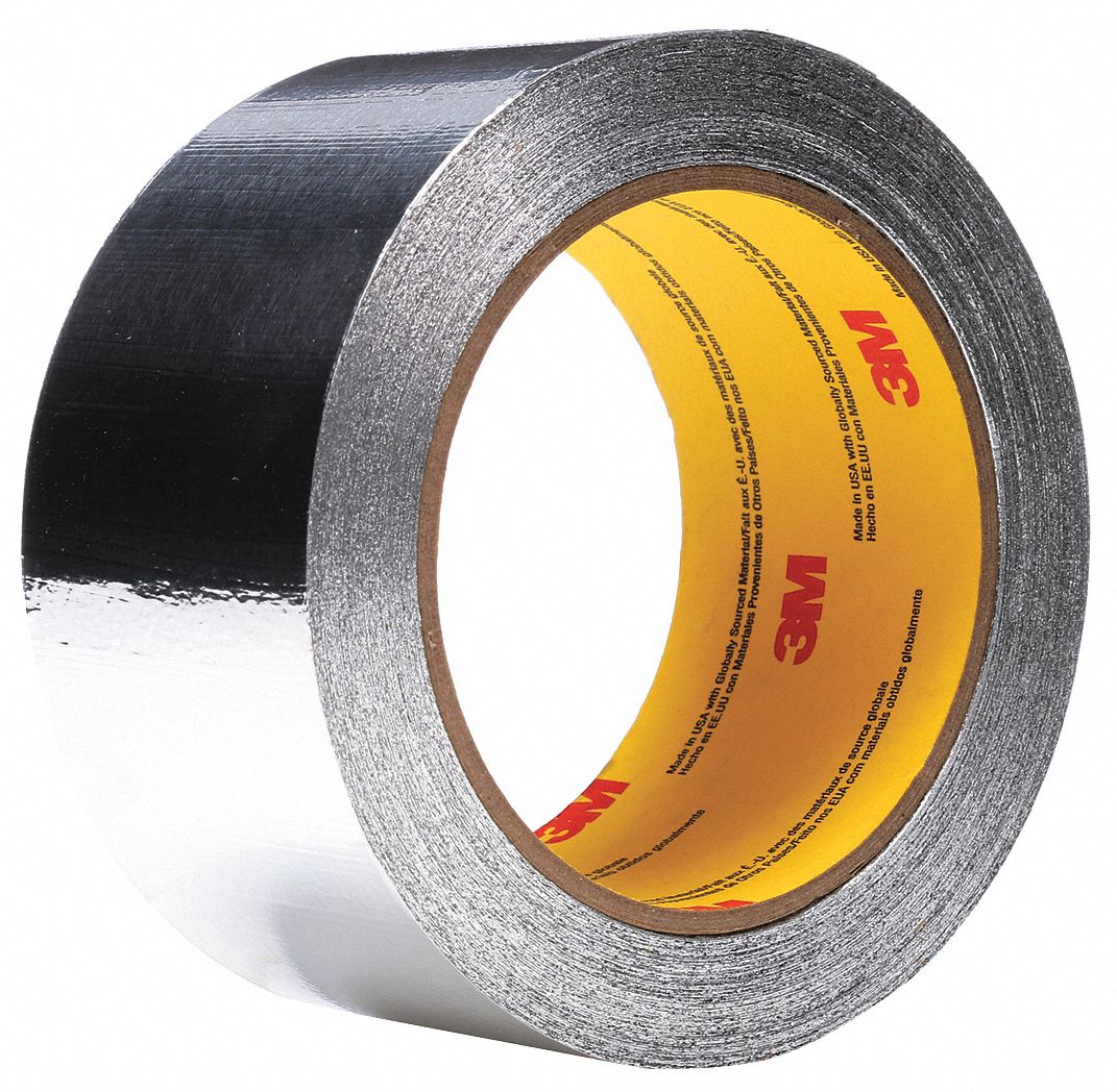  3M 420 Dark Silver Lead Foil Tape - 0.5 in. x 15 ft