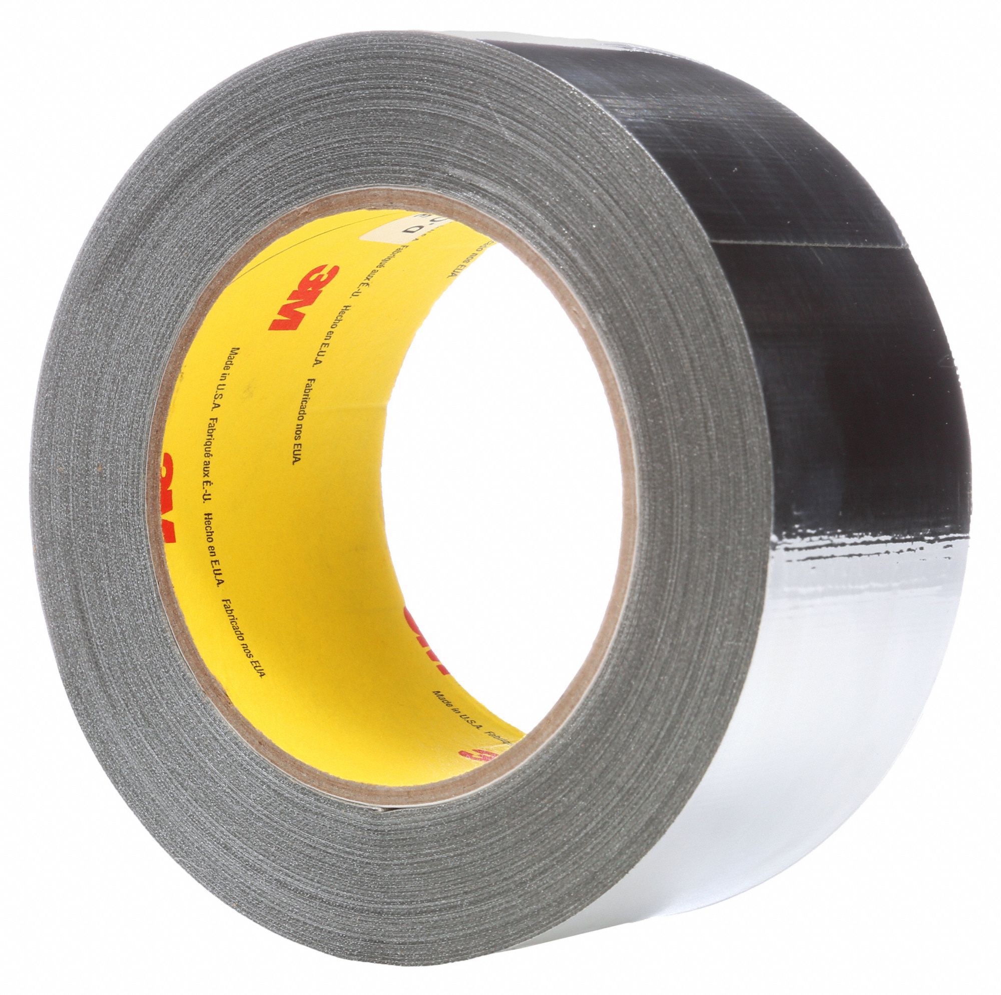 Foil Tape: 2 in Wd, 37 yd Lg, 7.3 mil Thick, Silicone, Indoor/Outdoor, -65°F Min Temp, 363, 24 PK