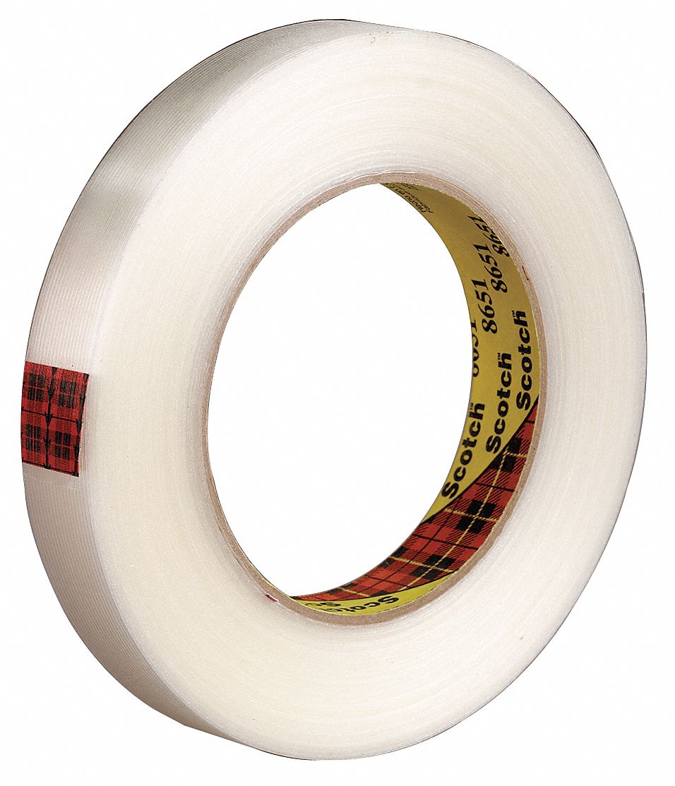 Filament Tape, 8651 Series, PK 72 Grainger