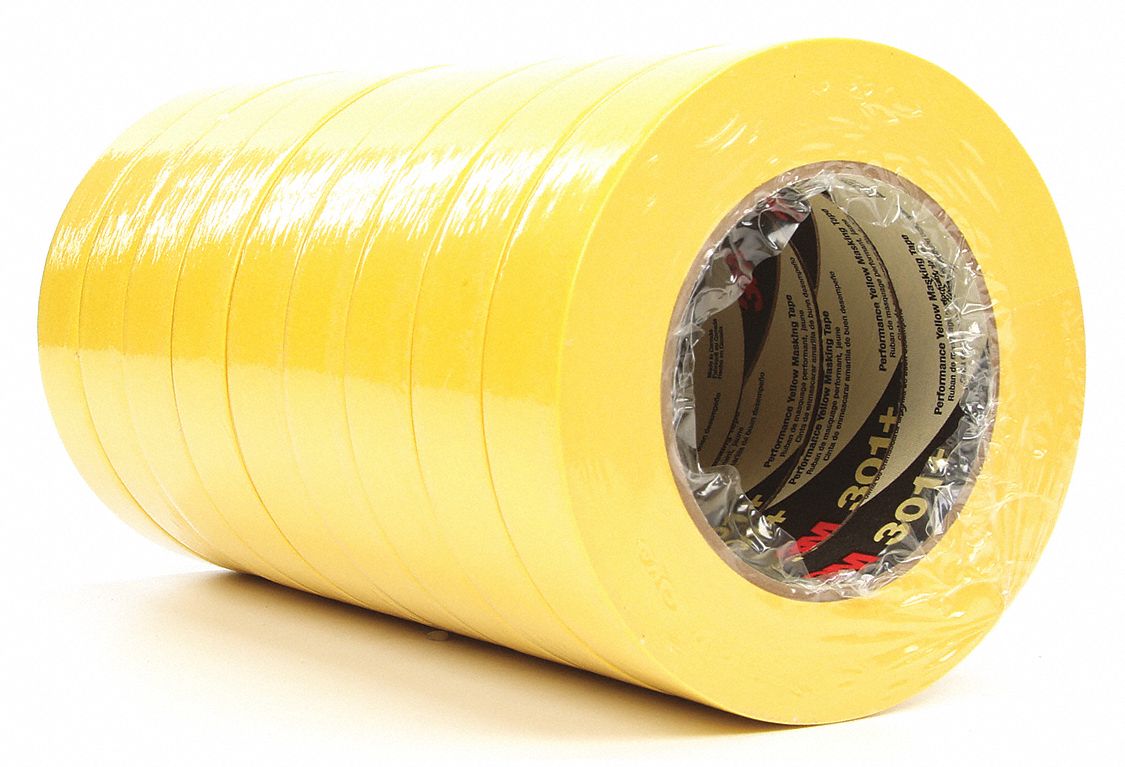 PAINTER'S TAPE, 15/16 IN X 60 YD, 6.3 MIL, RUBBER ADHESIVE, INDOOR, UP TO 225 ° F, 36 PK
