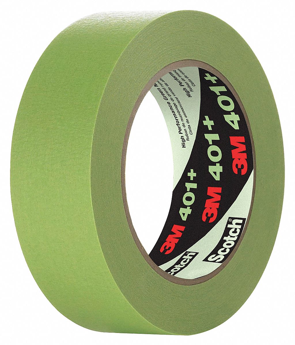 HIGH-PERFORMANCE MASKING TAPE, HIGH TENSILE STRENGTH, GREEN, 55 M LENGTH X 36 MM WIDTH