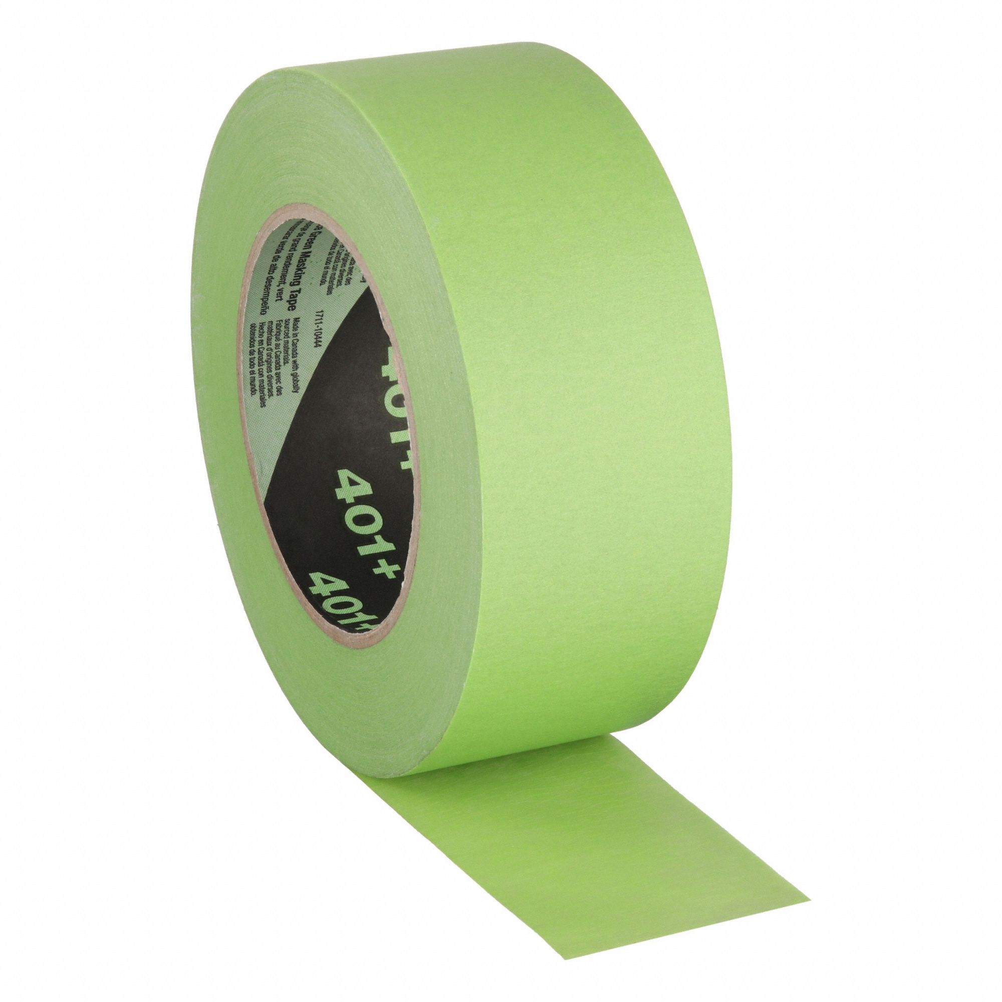 Painter's Tape: 1 7/8 in Wd, 60 yd Lg, 6.7 mil Thick, Green, Crepe Paper, Rubber, Indoor, 12 PK