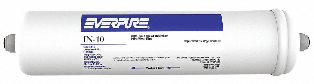 Water Filter W Granular Carbon Ctrl 10in