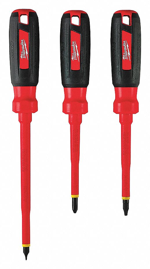 3PC 1000V INSULATED SCREWDRIVER SET