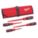 TETHER READY INSULATED SCREWDRIVER SET, 4 PIECES, PHILLIPS/SLOTTED TIP, ERGONOMIC GRIP