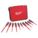 TETHER READY INSULATED SCREWDRIVER SET, 10 PIECES, ECX/PHILLIPS/SLOTTED/SQUARE TIP