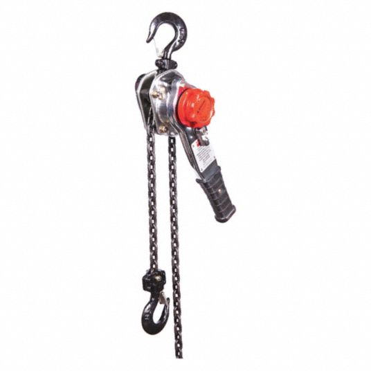 Dayton Lever Chain Hoist 1 500 Lb Load Capacity 42 Lb Pull To Lift