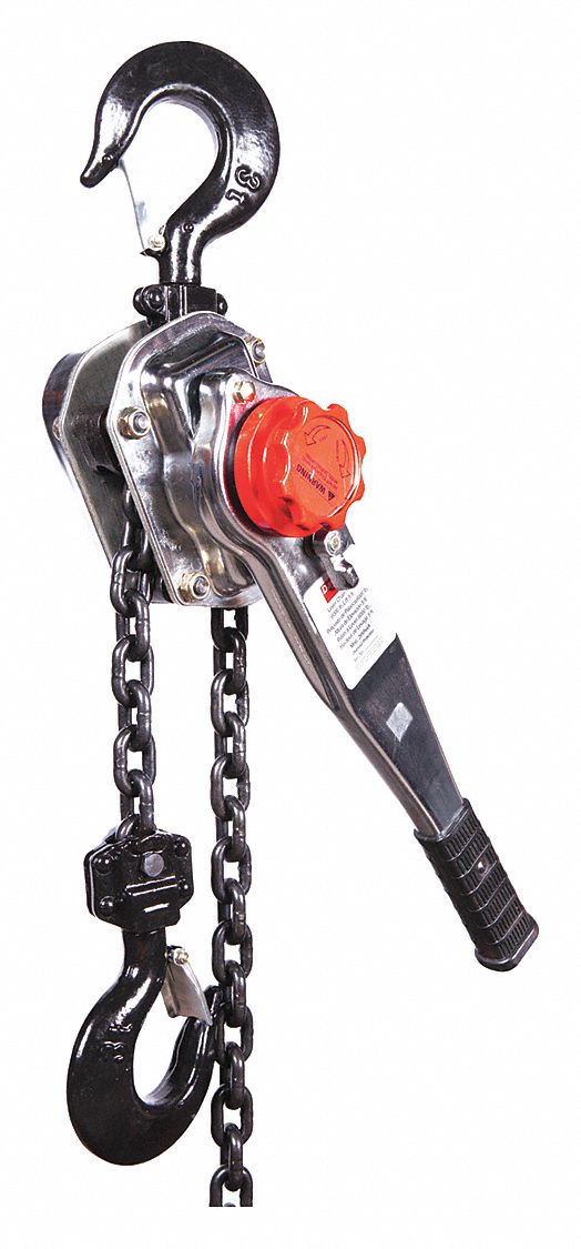 Dayton 6 000 Lb Load Capacity 68 Lb Pull To Lift Rated Load Lever