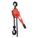 LEVER CHAIN HOIST, HOOK MOUNTED - NO TROLLEY, 6,000 LB LIFTING CAPACITY, 5 FT LIFT L, 3 TON