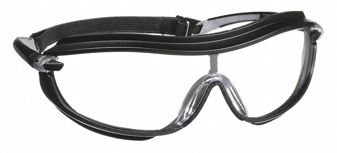 LUNETTES DE PROTECTION, MONTURE PLEINE, NR, POLYAMIDE 66, ANTIBUÉE, TRSP, PC, CSA-2007