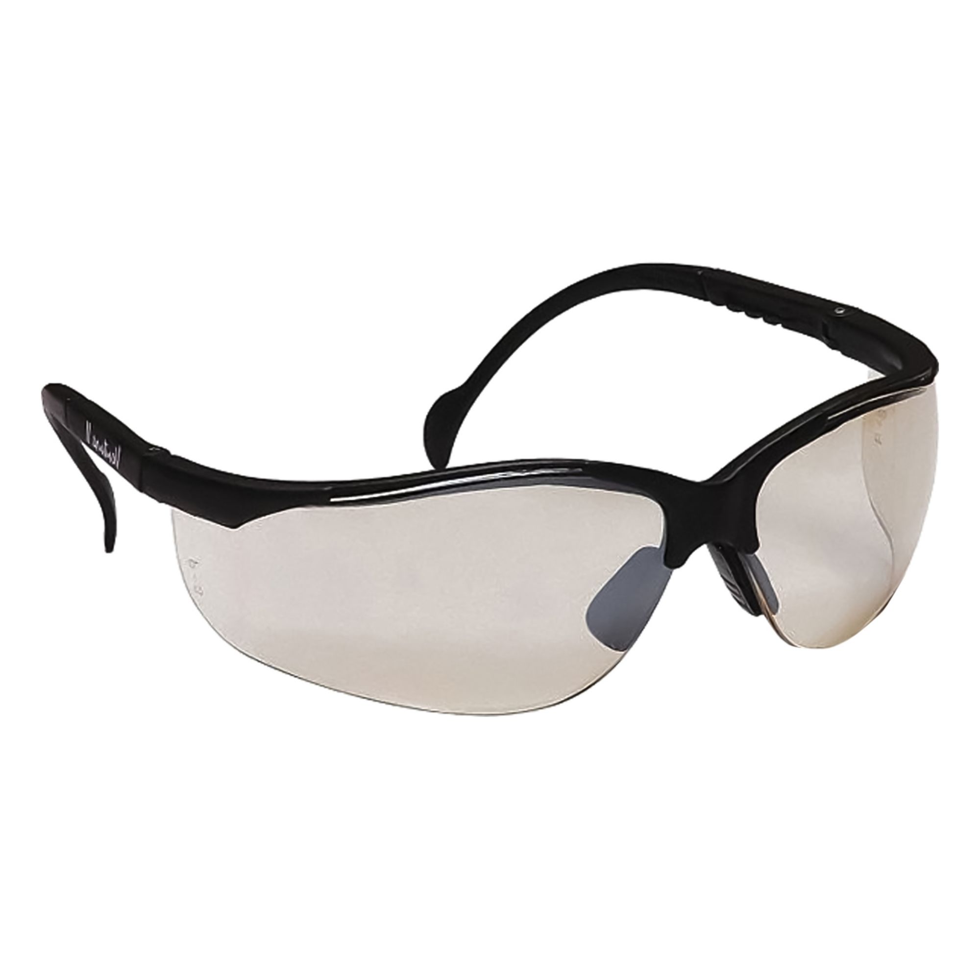 Safety Glasses: Gray Lens, Half-Frame, H2X Anti-Fog, Black Frame, Venture II(R) Series