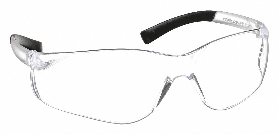 LUNETTES DE PROTECTION, S/MONTURE, ENVELOPPANTE, TRSP, POLYCARBONATE, ANTIBUÉE, CSA