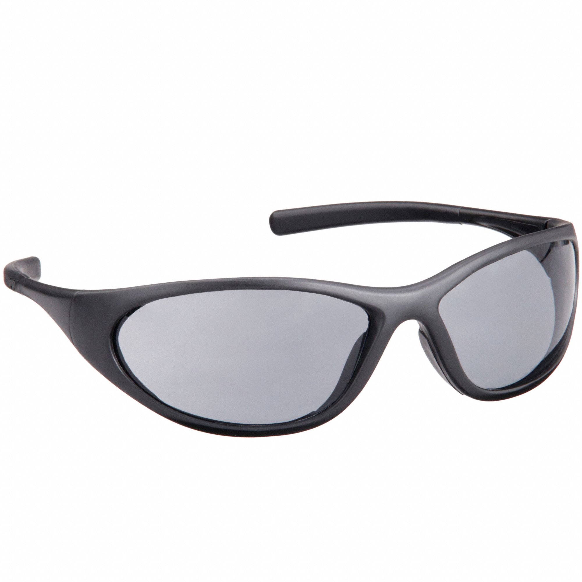 LUNETTES DE SÉCURITÉ, MONTURE INTÉGRALE, ENVELOPPANTE, NYLON/PC, ANTIRAYURES, NOIR/GRIS, M, UNISEXE