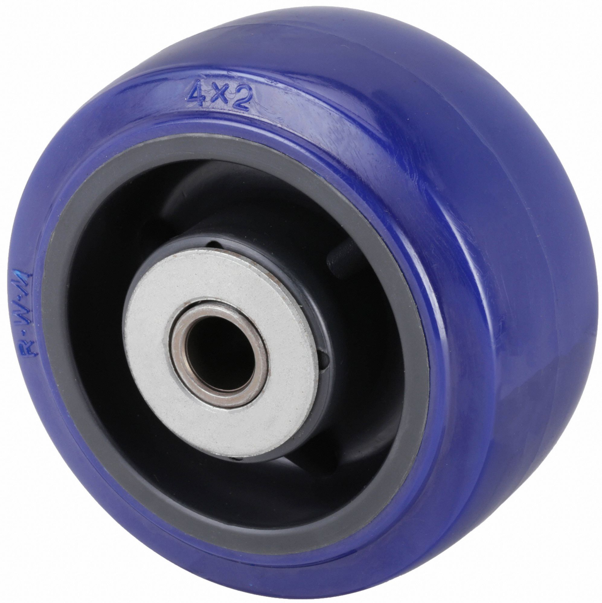 CASTER WHEEL,POLYURETHANE,4 IN.,600 LBS.