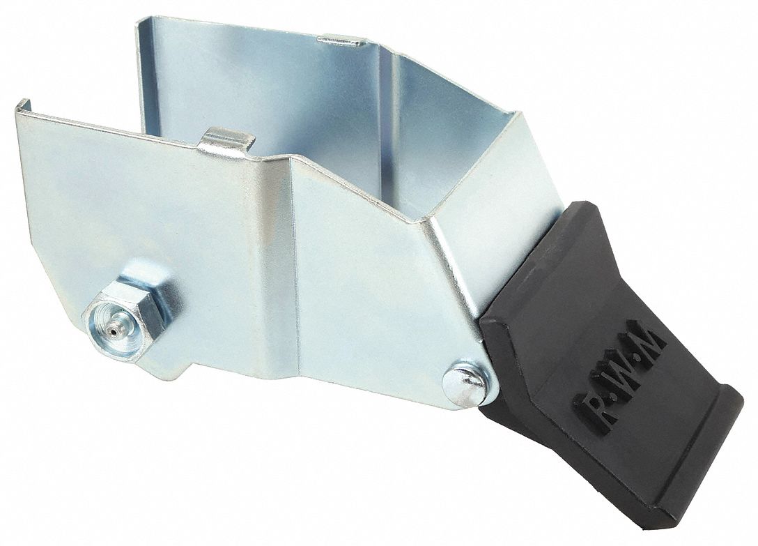 Caster Brake Kit: Face Contact Brake, No Lock Included, For 6 in Wheel Dia., For 2 in Wheel Wd