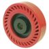 Shock-Absorbing Polyurethane Tread on Iron Core Wheels