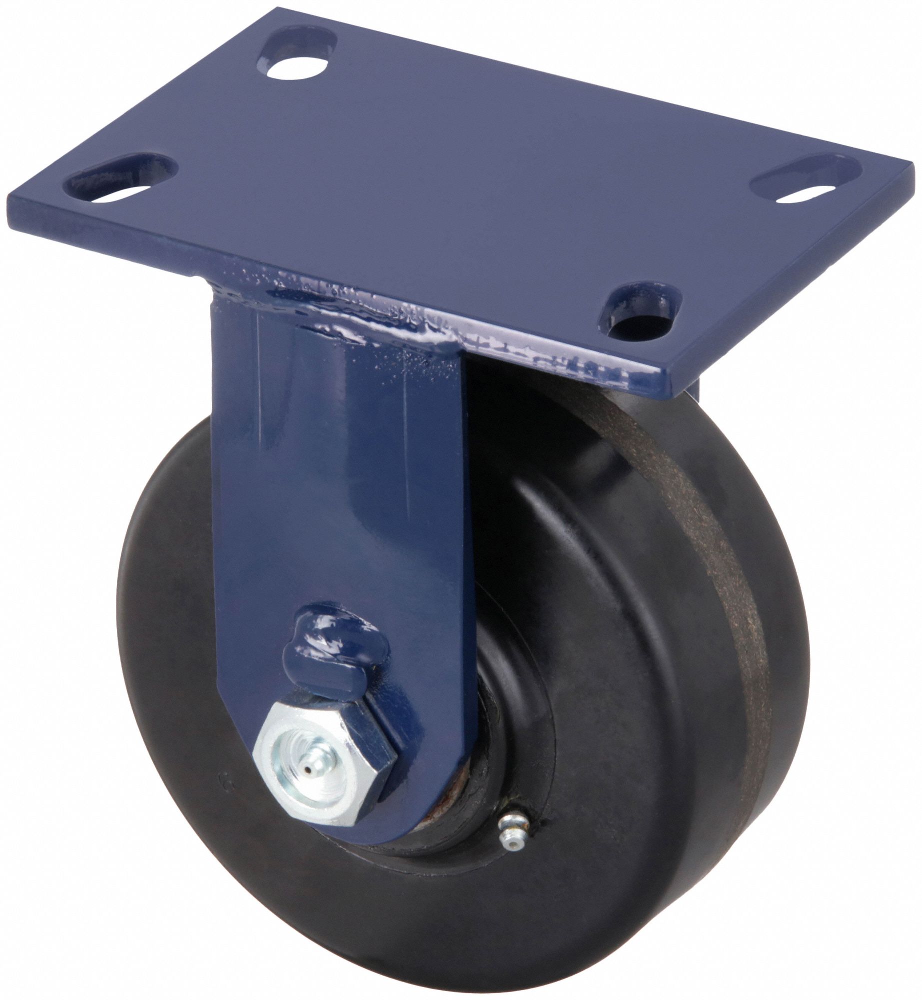 RWM, 6 in Wheel Dia., 1600 lb, Kingpinless Plate Caster 29XW1675DUR