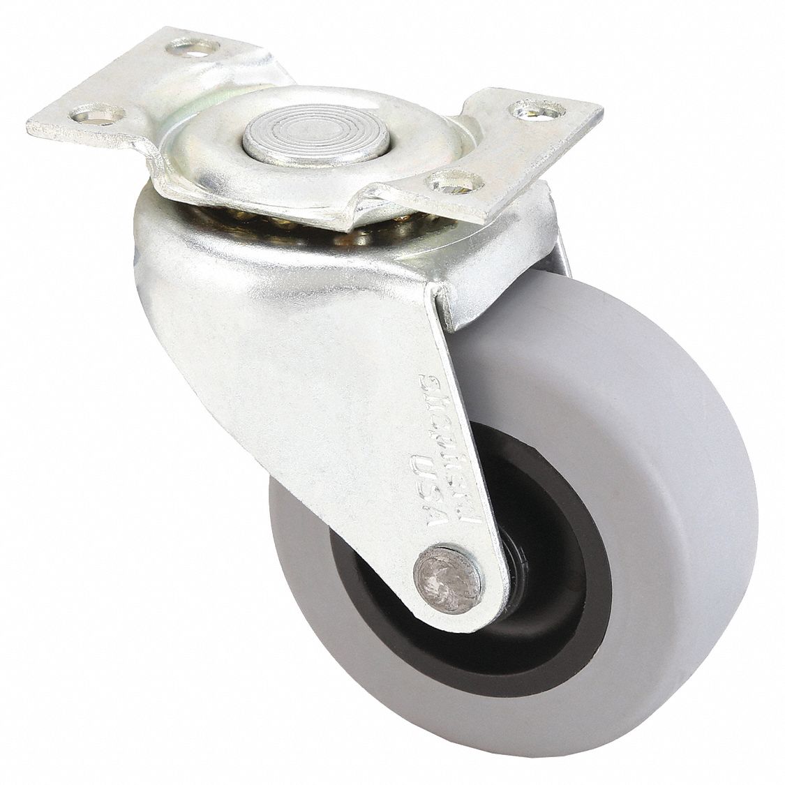 2 In Wheel Dia., 80 Lb, Nsf-listed Sanitary Plate Caster - 29xw87