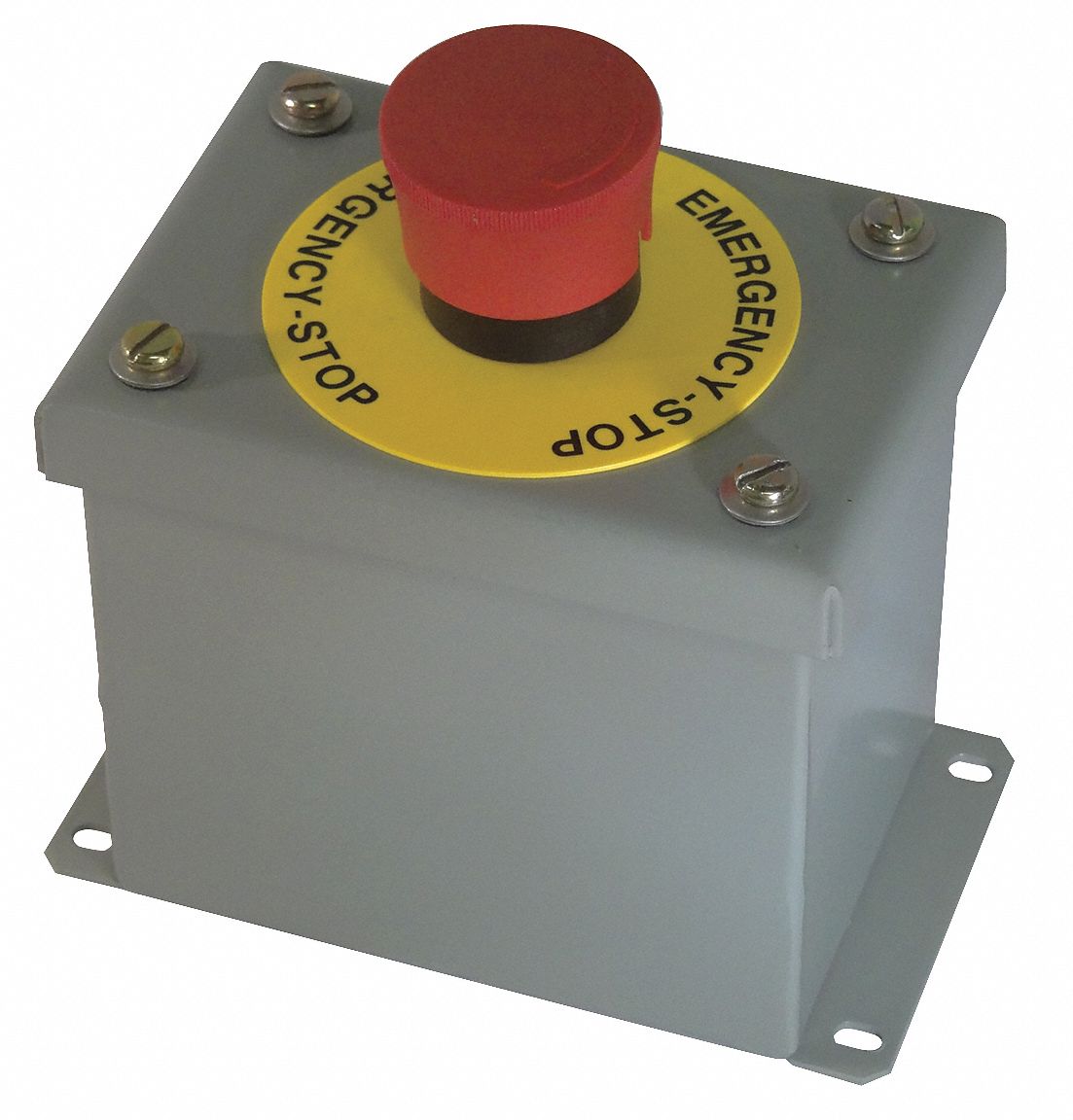 HOFFMAN Push Button Control Station TwisttoRelease, 1NC, Emergency