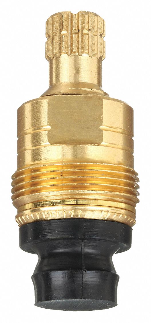 Stem: For American Std AB1953 Series, Use with Cold Water, Brass, Rough Brass, Compression