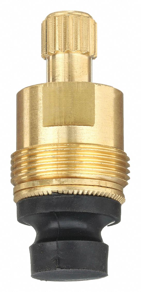Stem: For American Std AB1953 Series, Use with Hot Water, Brass, Rough Brass, Compression