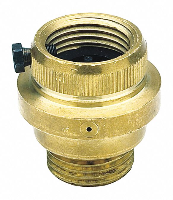 WATTS Hose Connection Vacuum Breaker 3/4 in Size, GHT Connection, Lead