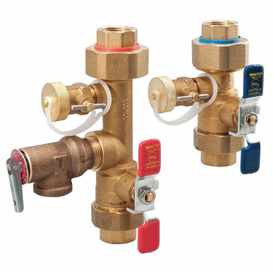 WATTS Tankless Water Heater Valve Set, For Use With: Tankless Water ...