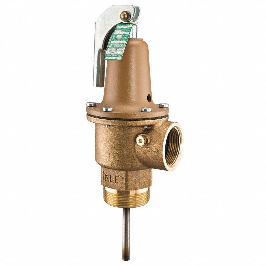 WATTS Temperature and Pressure Relief Valve, 6,379,000 BtuH, 150 psi, 3