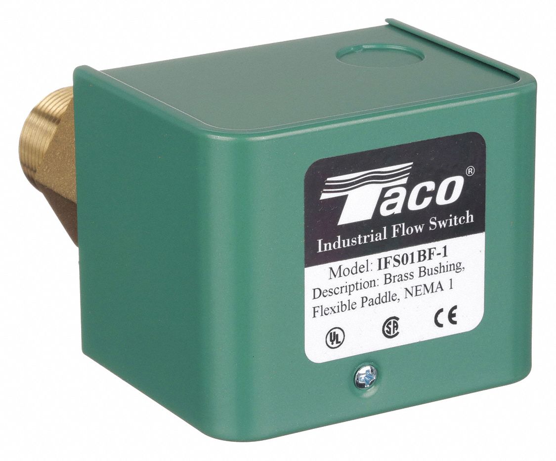 TACO, Paddle, 1 in For Pipe Size, Flow Switch 29YM30IFS01BF1 Grainger