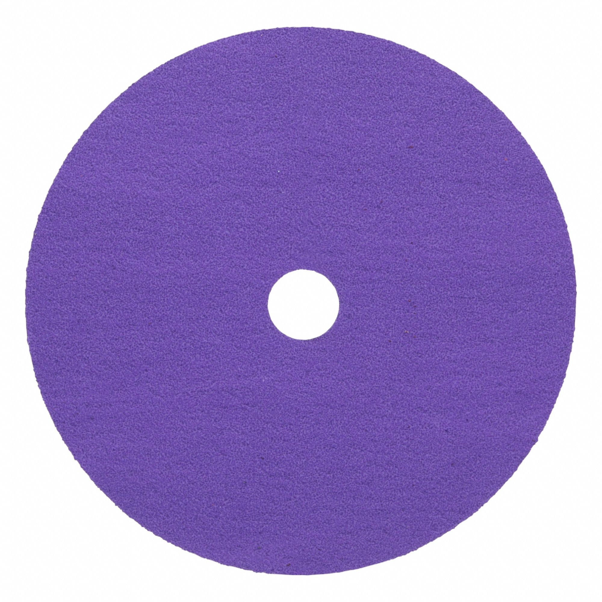 Fiber Disc: 7" x 7/8", Ceramic, 80 Grit, 1187C, 25 PK