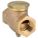 CHECK VALVE, AIR, BRASS, 1 IN NPT THREAD, 1 IN (F)NPT THREAD, 250 PSI MAXIMUM PRESSURE